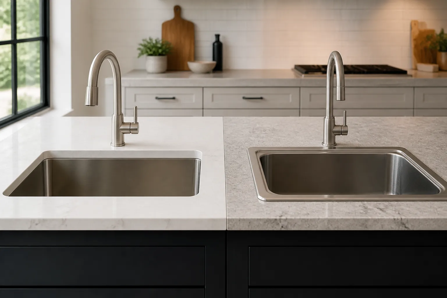 Undermount vs. Drop-In Sinks: Which Works Best With Your Countertop?